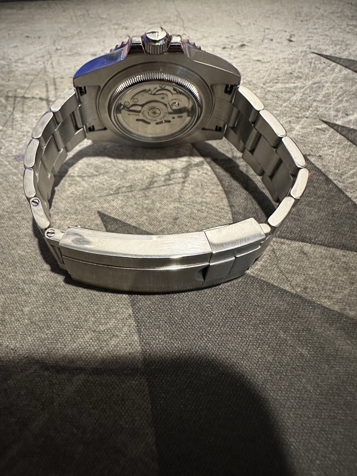 NH70A Skeleton Automatic Stainless Steel 40mm Exhibition Caseback Custom Watch