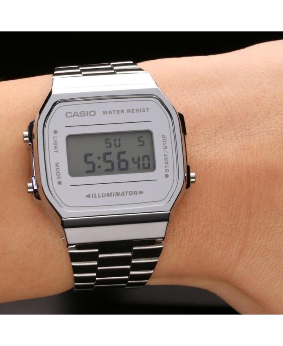 CASIO Women Digital Quartz Casual Watch Classic Dress Silver Dial Waterproof Rec
