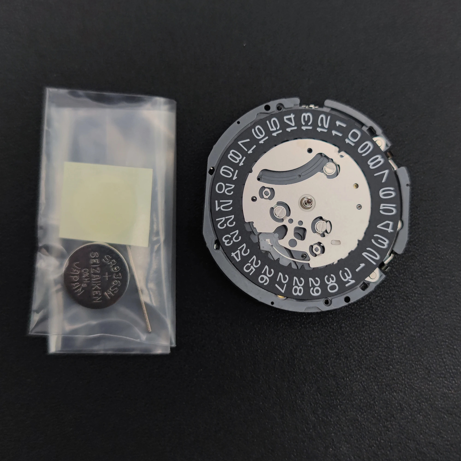 Japan Genuine VK63 VK63A Movement Black 3H Date/Disc Wheel Version Mod Chronogra