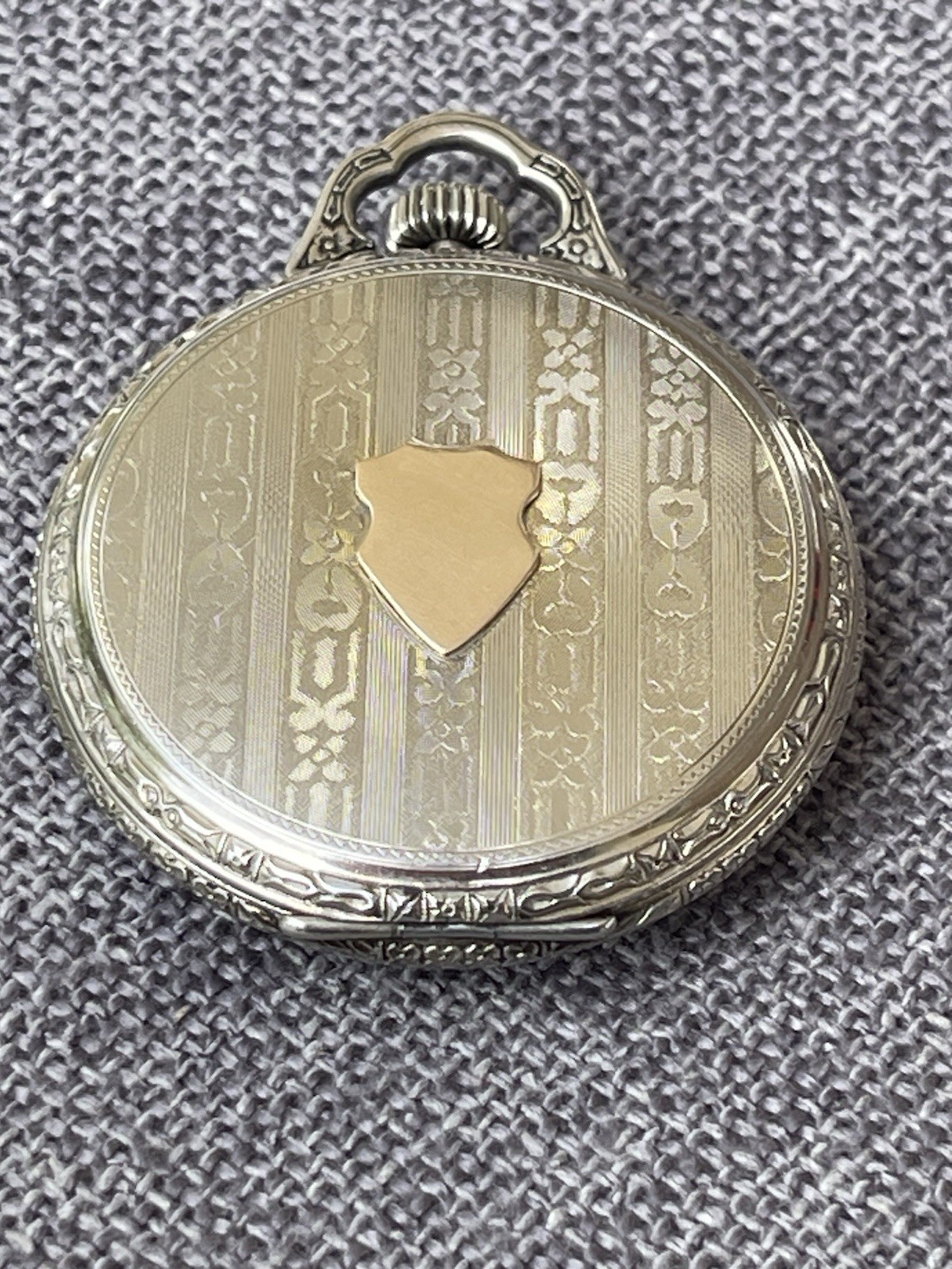 1907 Waltham Model 1894 Pocket Watch 14k Gold Filled Tivoli Ornate Case Runs