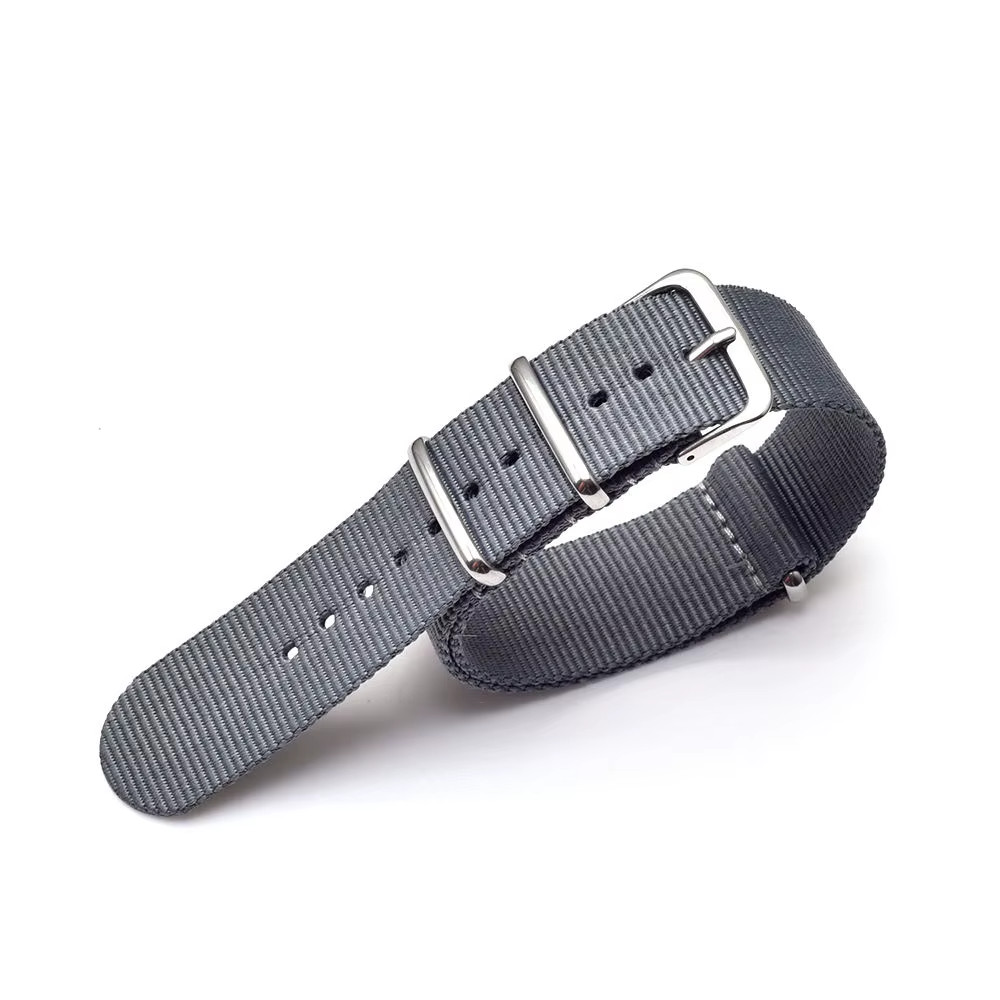 Nylon NATO Watch Band Strap 16mm | 18mm | 20mm Black | Gray | Army Green | Beige