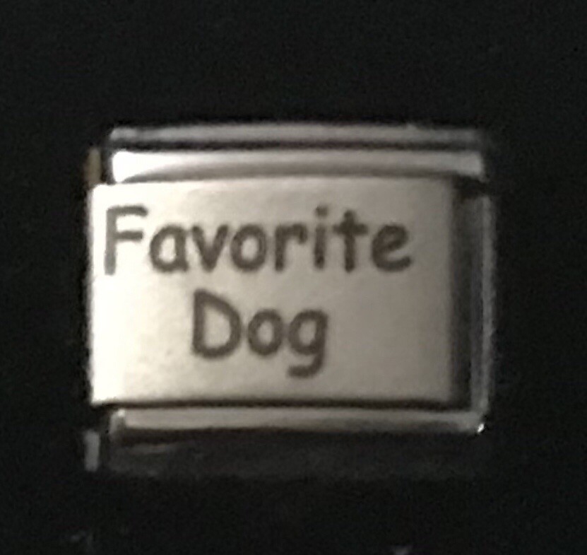 Favorite Dog Laser ITALIAN CHARM Link 9MM K2023 J1