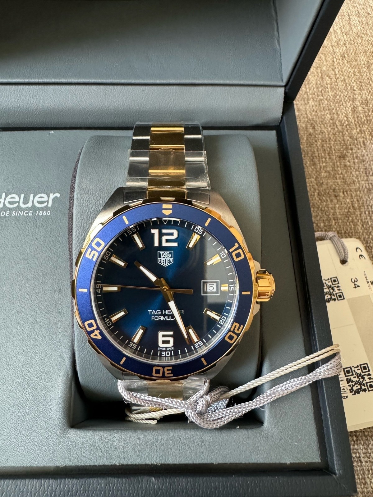 TAG Heuer Formula 1 Quartz Steel Blue Gold Men’s Watch WAZ1120.BB0879