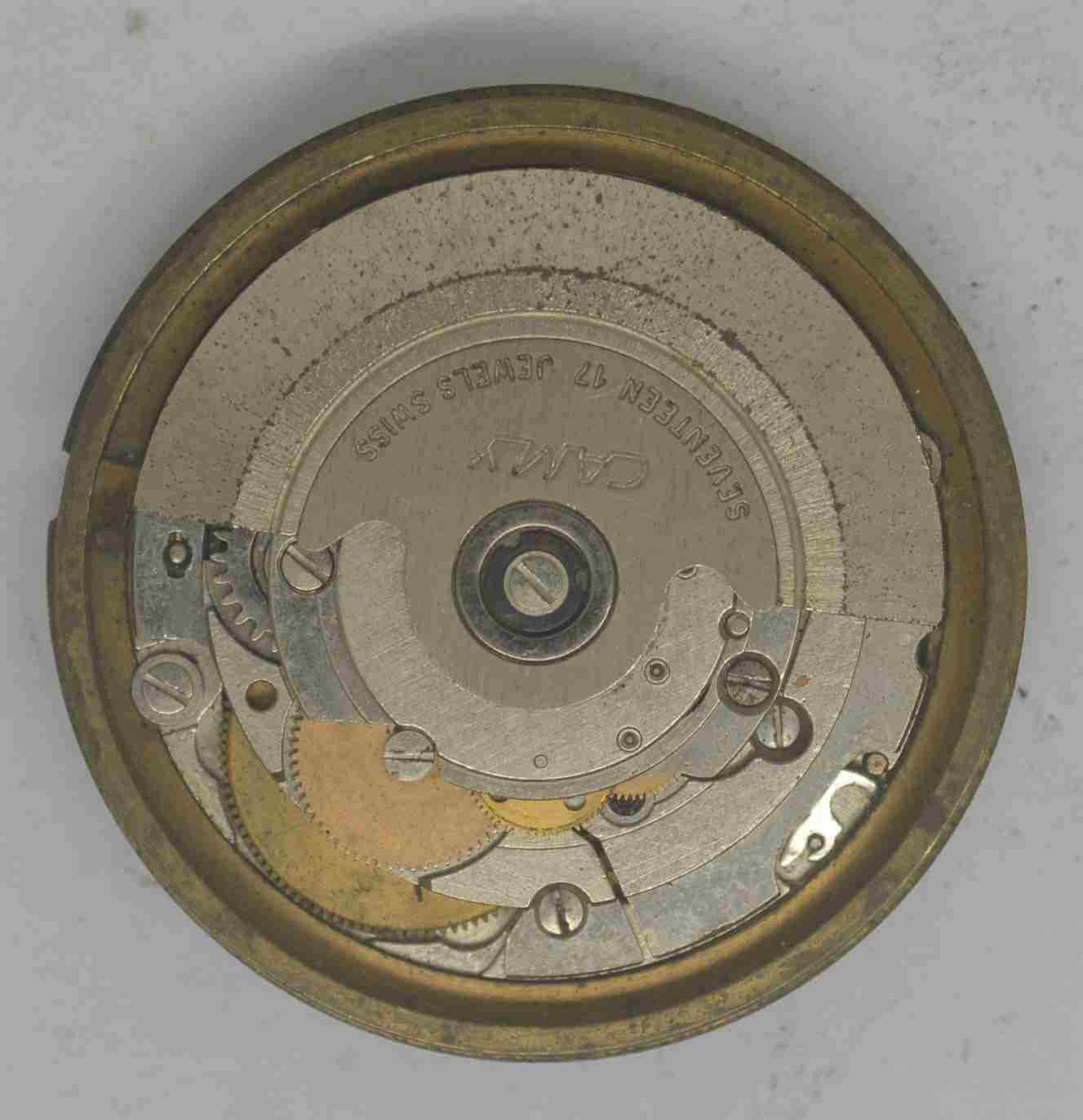VTG CAMY SEA CLUB Movement & Dial. ETA 2879. For Parts