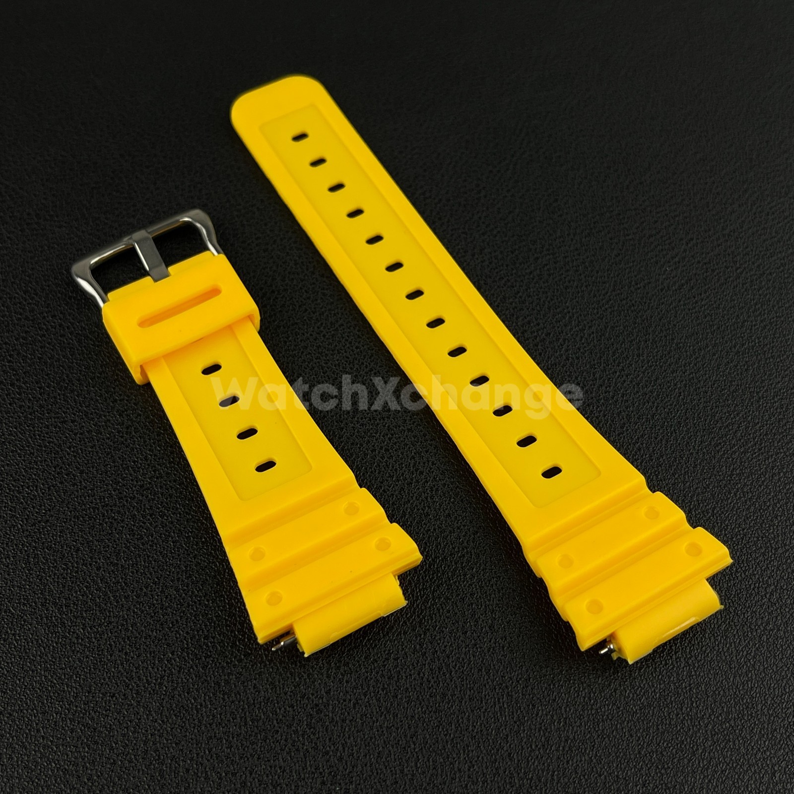 Yellow Watch Strap For G-SHOCK Replacement Rubber Band CASIO GA2100 GA2110 16mm