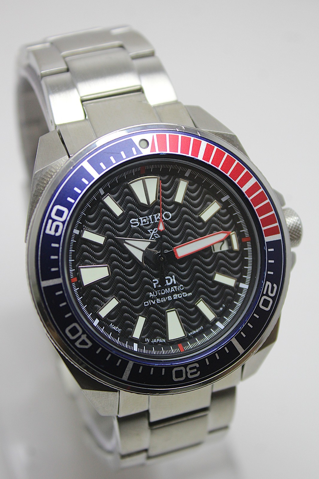 Seiko Prospex Sea Padi Samurai Automatic Black Dial Divers Japan Men’s Watch