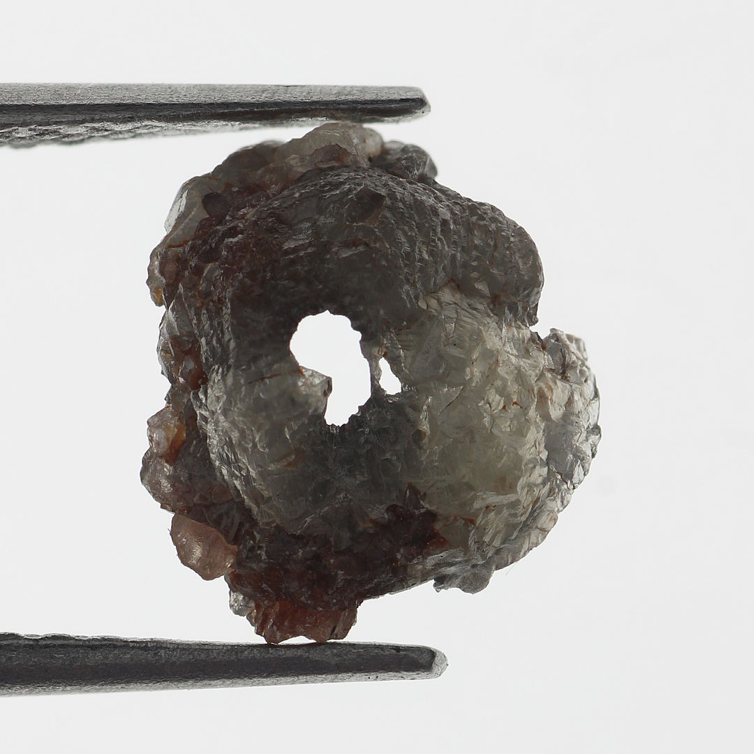 Brown Grey 8.86×7.56×4.00MM Natural Loose 0.64 CARAT Rough Diamond