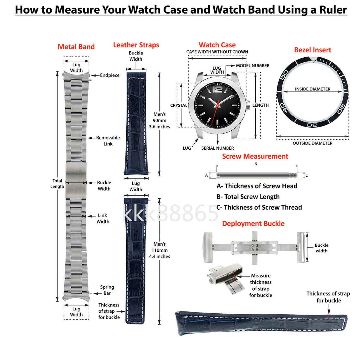 21mm 316L Steel Bracelet with Push Clasp Fits Omega Planet Ocean 600M 43.5mm