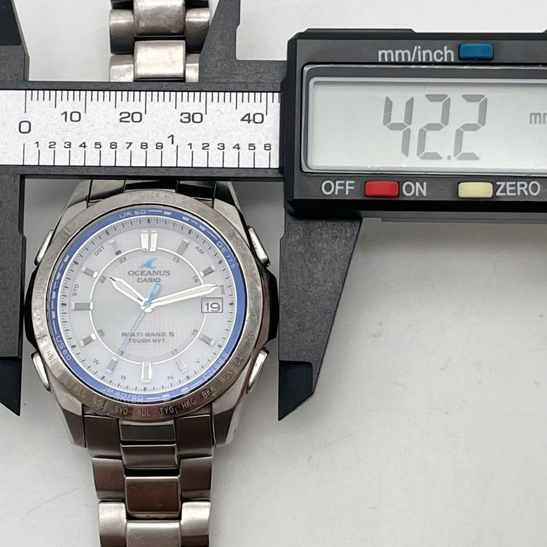 Casio Oceanus OCW-T100TD-7AJF Solar Atomic Multiband 6 Titanium White Watch JDM