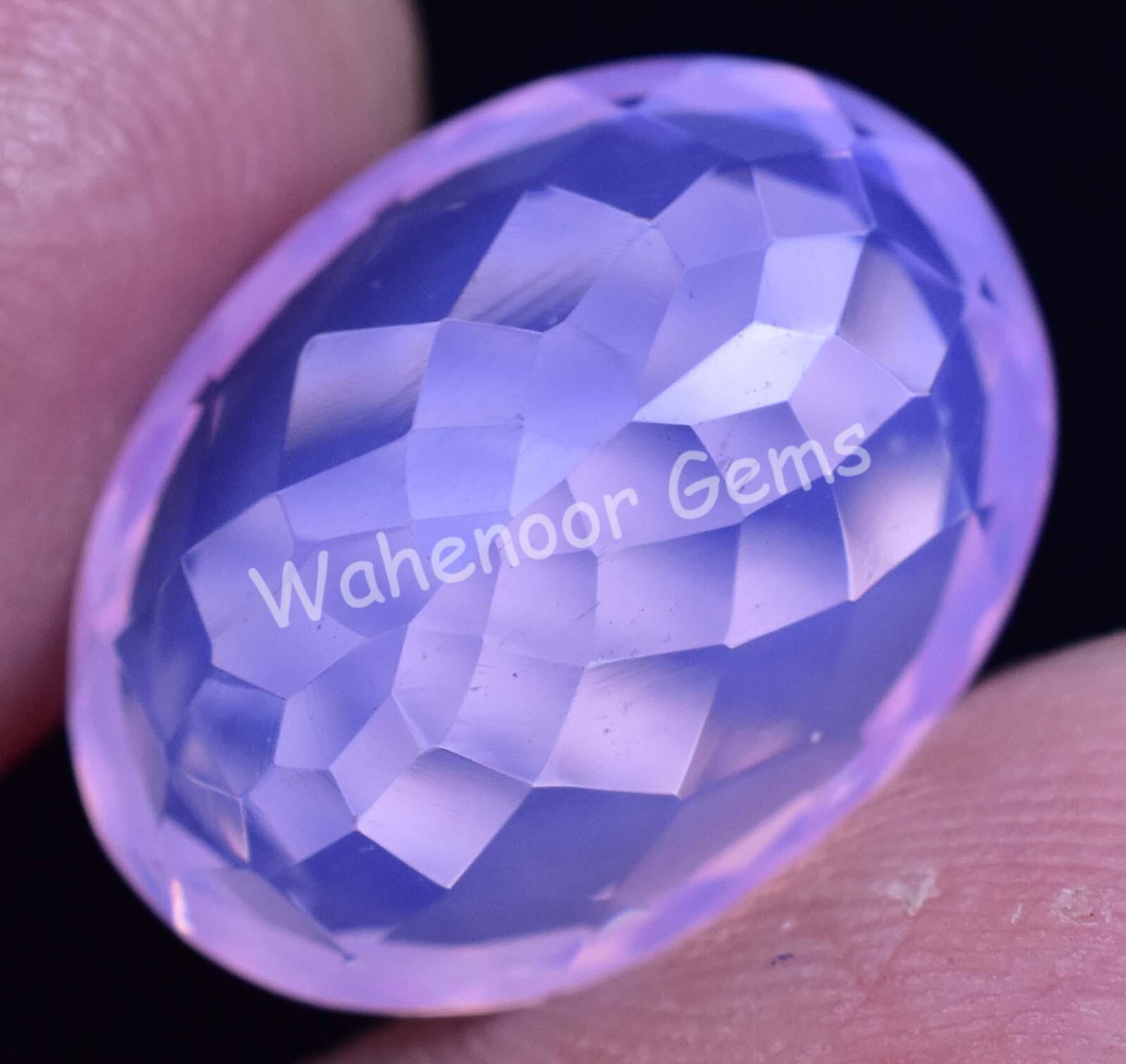 Natural Pink Opal 13.35 Ct Oval Certified Unheated Welo Australian Gemstone