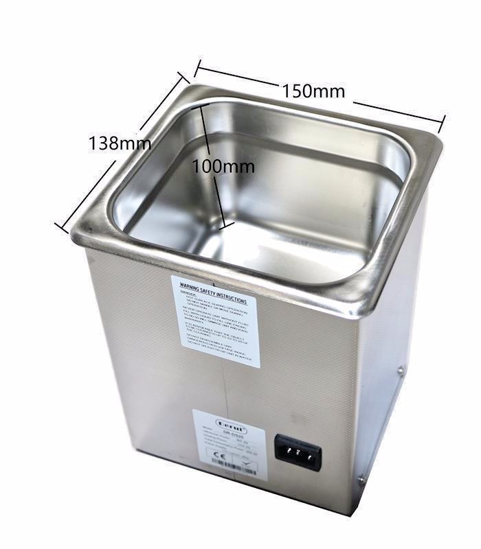 1.3L Useful Ultrasonic Cleaner Degas Sweep Cleaning Parts Jewelry Glasses PCB