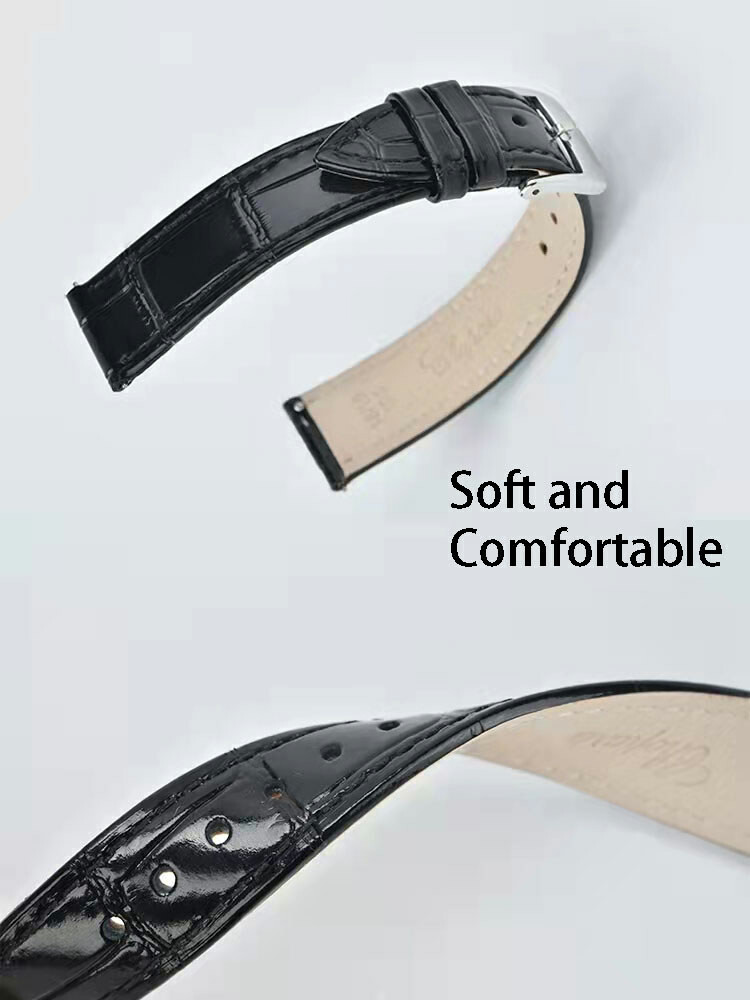 Brand new leather strap 15/18mm suitable for Chopin watch needle buckle luxury-