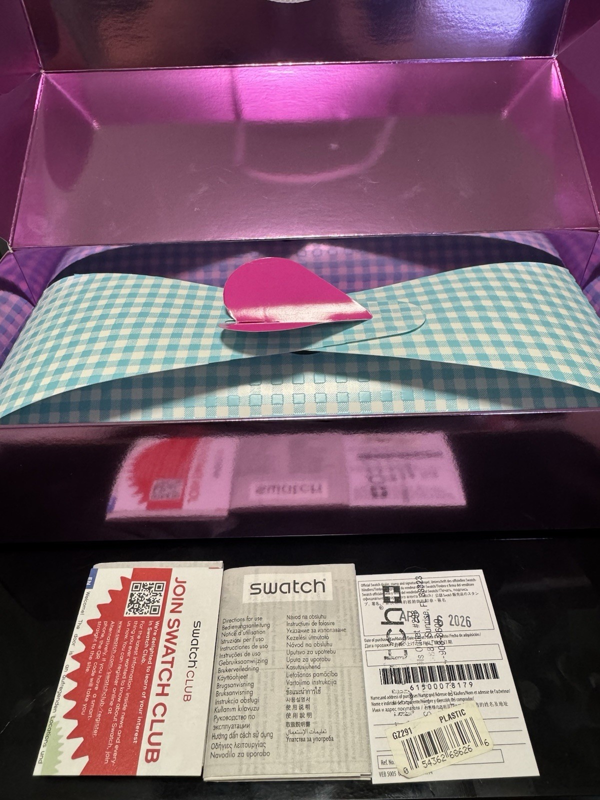 NEW🚨 Swatch ROSES4U GZ291 34mm Special Box Limited Watch Mothers Day Collection