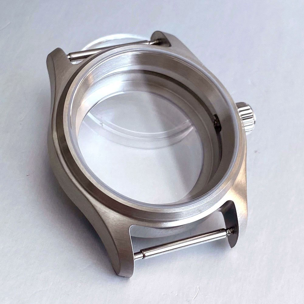 20ATM Titanium/Stainless steel 36mm Pilot Sapphire Watch Case For NH35 ETA2824