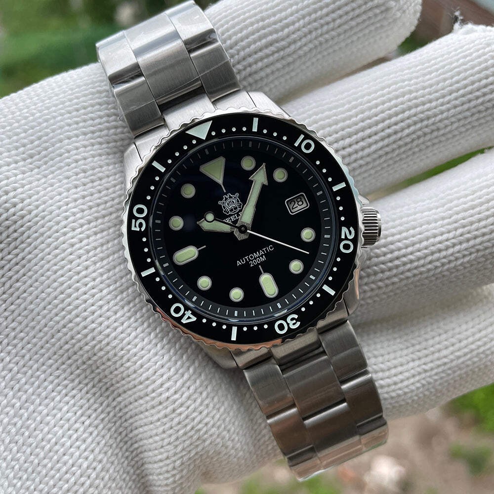 STEELDIVE SD1973 — Ceramic Bezel Insert Sapphire 200mm 41.2mm NH35 Dive Watch