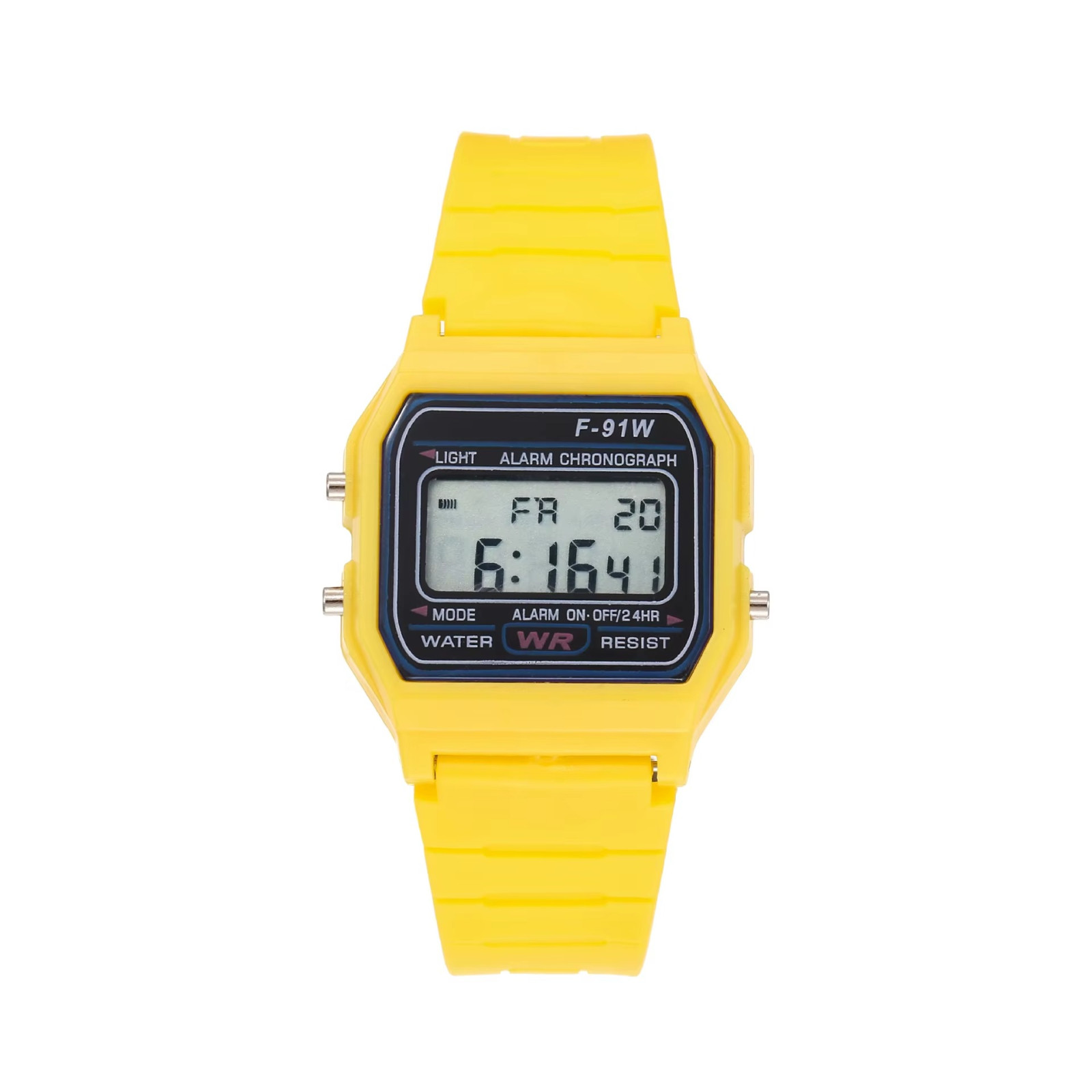 Kids Digital LED Sports Watch Alarm Stopwatch Rubber Strap F91W Style