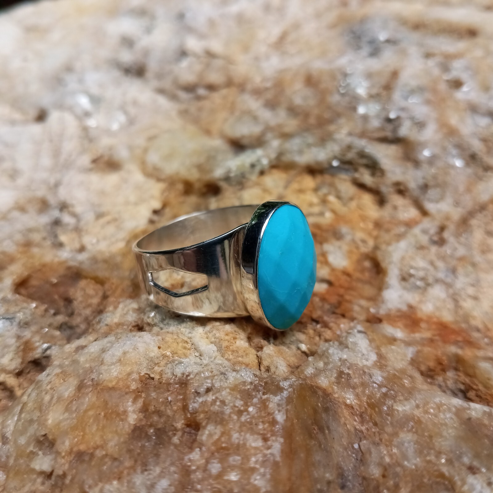 Mens Mine Finds by Jay King DTR Sterling Silver Turquoise Ring Size 10
