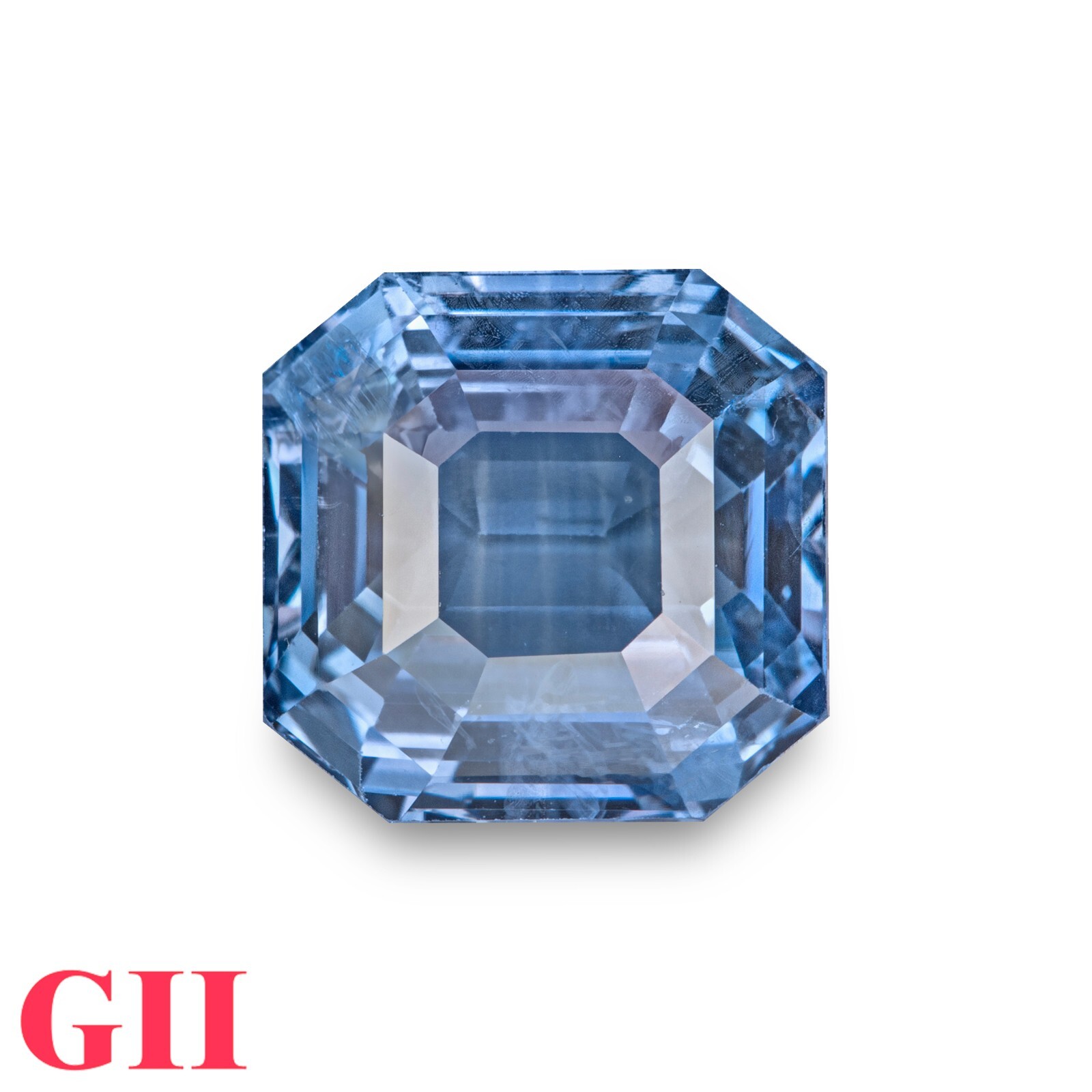 GII Certified SRI LANKAN Blue Sapphire 5.67 Ct. Natural Untreated SQUARE OCTAGON
