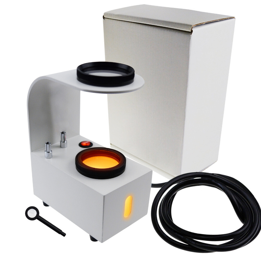 110V or 220V Desktop Polariscope Instrument Gemstone 2 Glass Filter LED Light