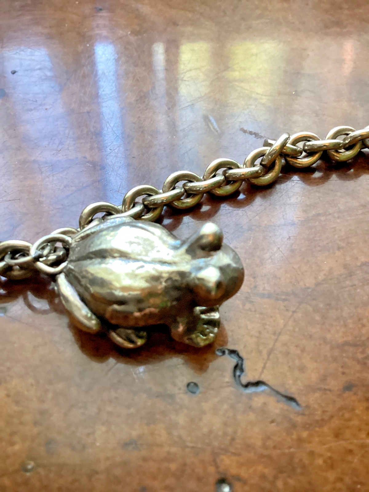 Susan Cummings Endangered Species African Animal Charm Necklace 19″ Sterling