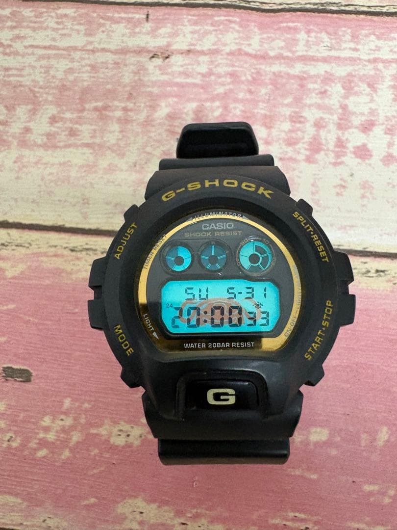 CASIO G-SHOCK DW-069 Main body Black Gold Genbu Working item