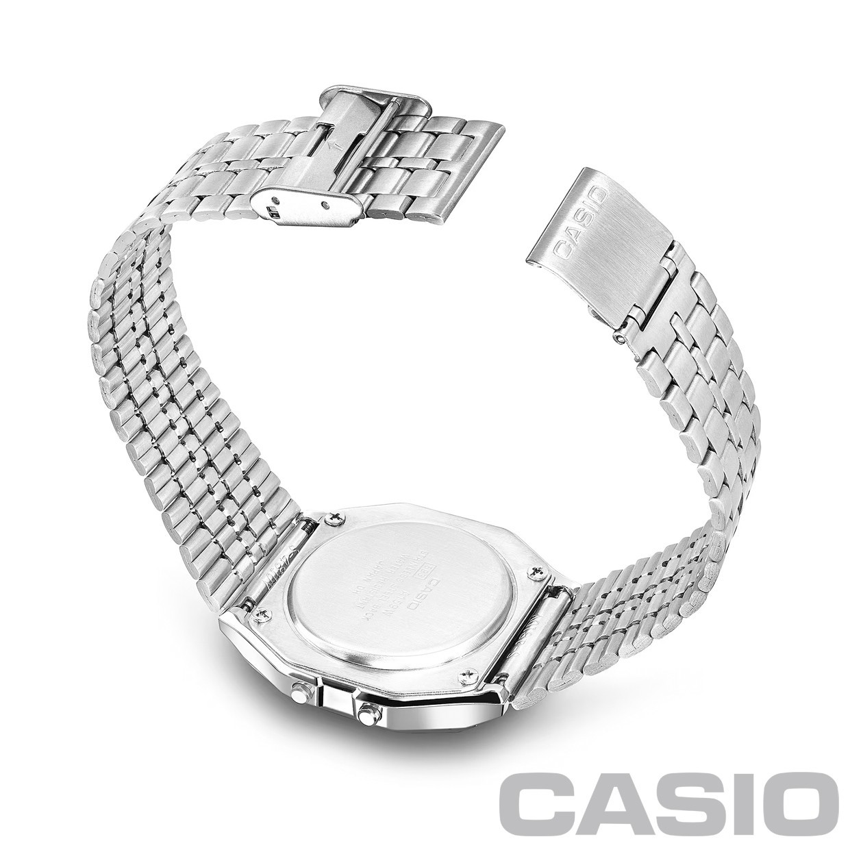 CASIO MADE IN JAPAN A159WA-N1DF Digital Watch Stainless Steel Band