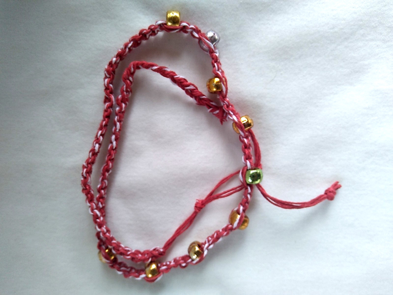 HEMP SURFER HIPPIE CHOKER NECKLACE 22″ Unisex Men Women Beads USA Seller New
