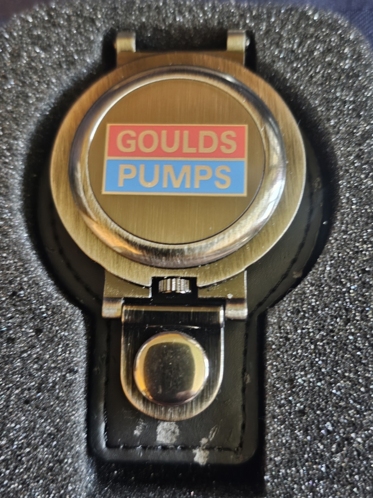 Goulds Pumps Pocket Watch In Display Tin *See Description*