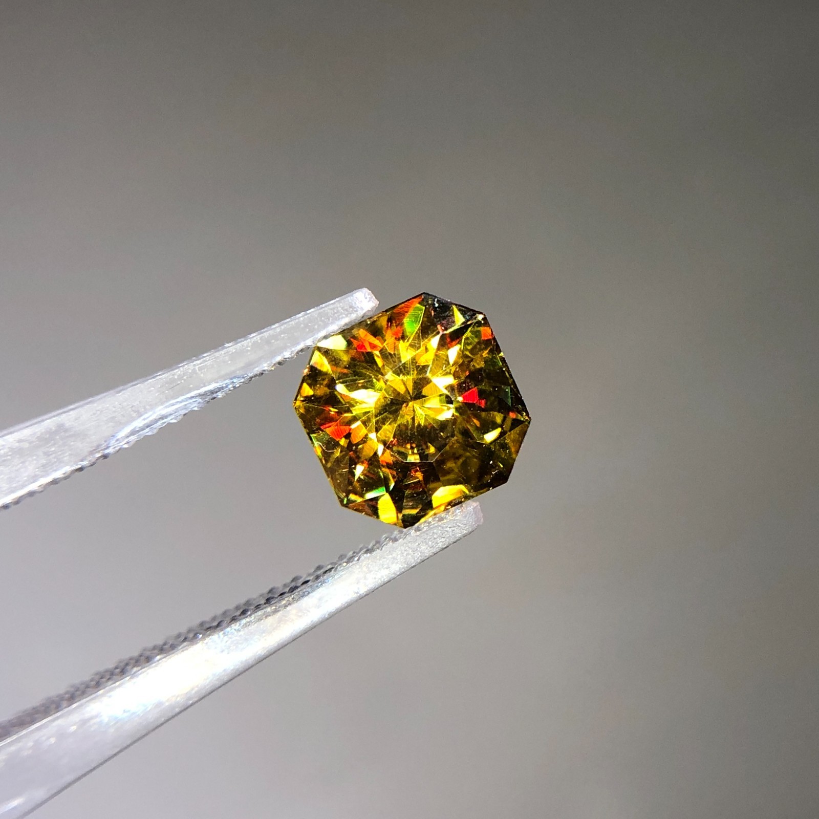 1.70 Carat Natural Full Fire Sphene Titanite | Step Cut Gemstone | For Jewelry