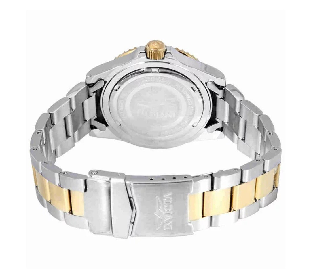 Invicta Pro Diver 26972 Blue Dial Two Tone Stainless Steel Wrist Watch for Men