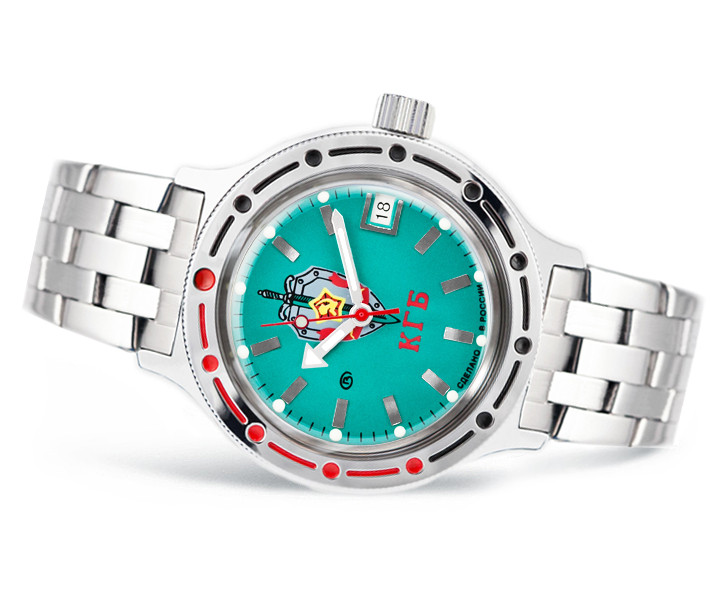 Vostok Amphibia 420945 Watch KGB Military Mechanical Automatic USA Seller