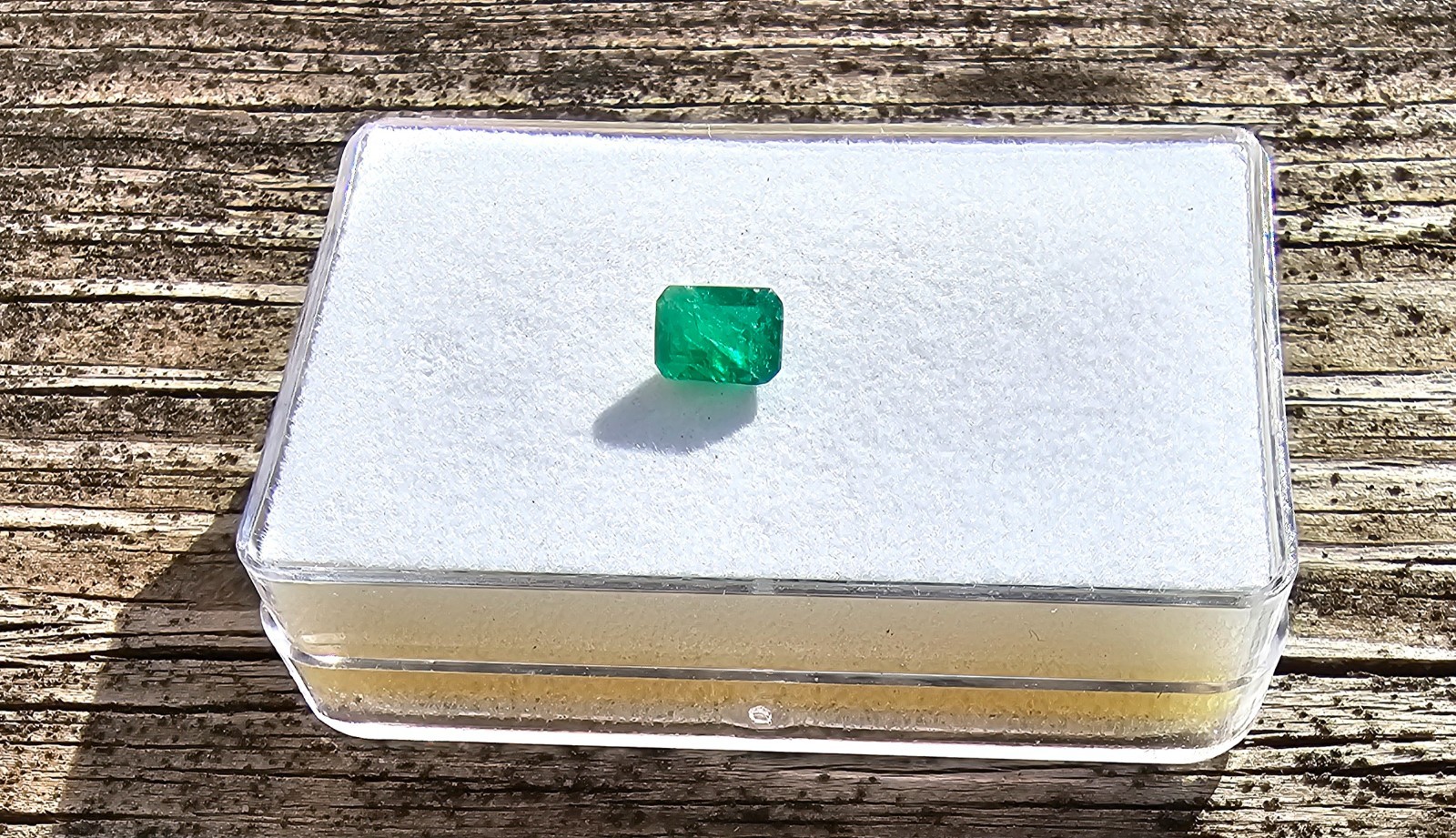 Emerald 6.9×4.7mm Emerald Cut Loose Gemstone!