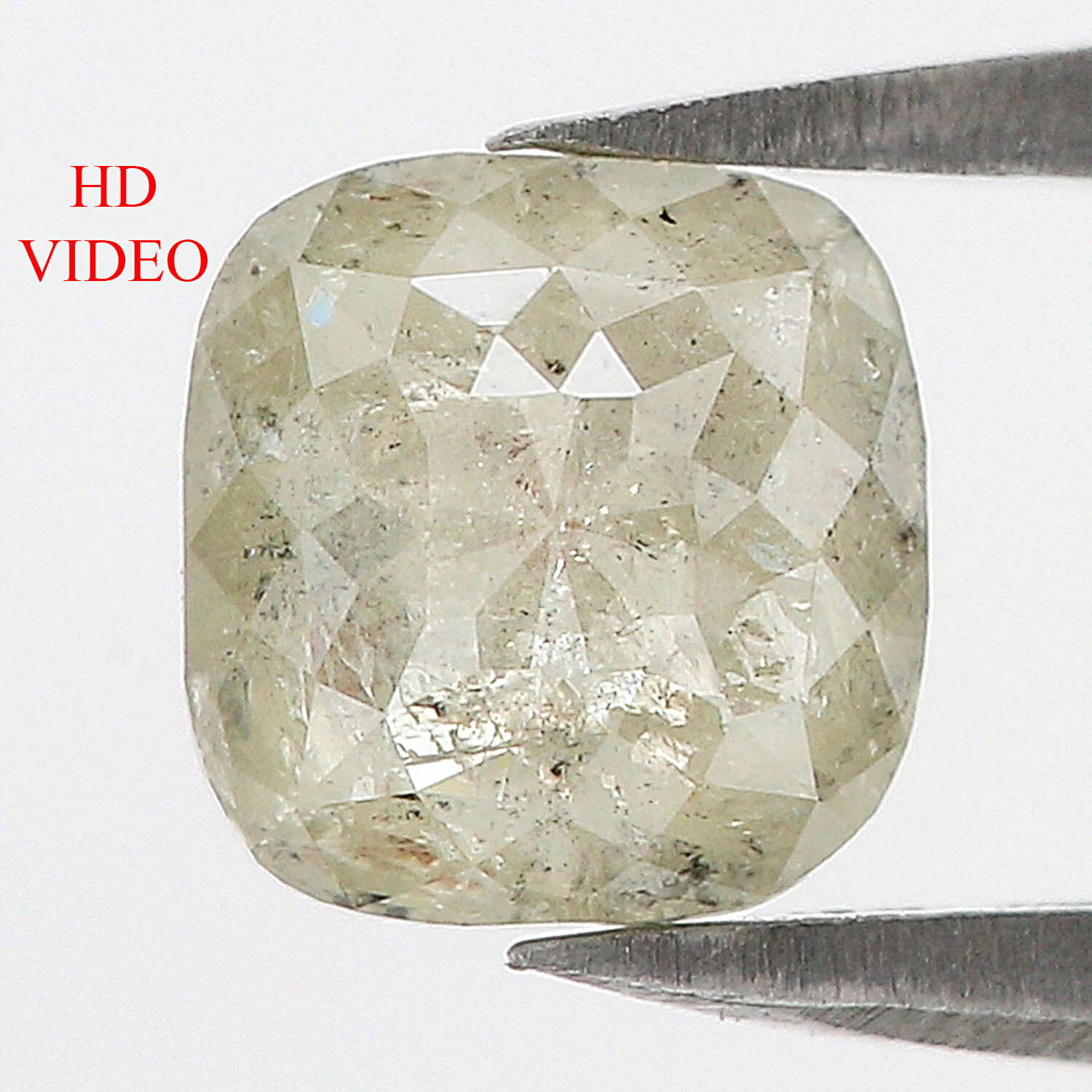1.44 CT Natural Loose Cushion Shape Diamond 6.40 MM Grey Color Diamond QL6437