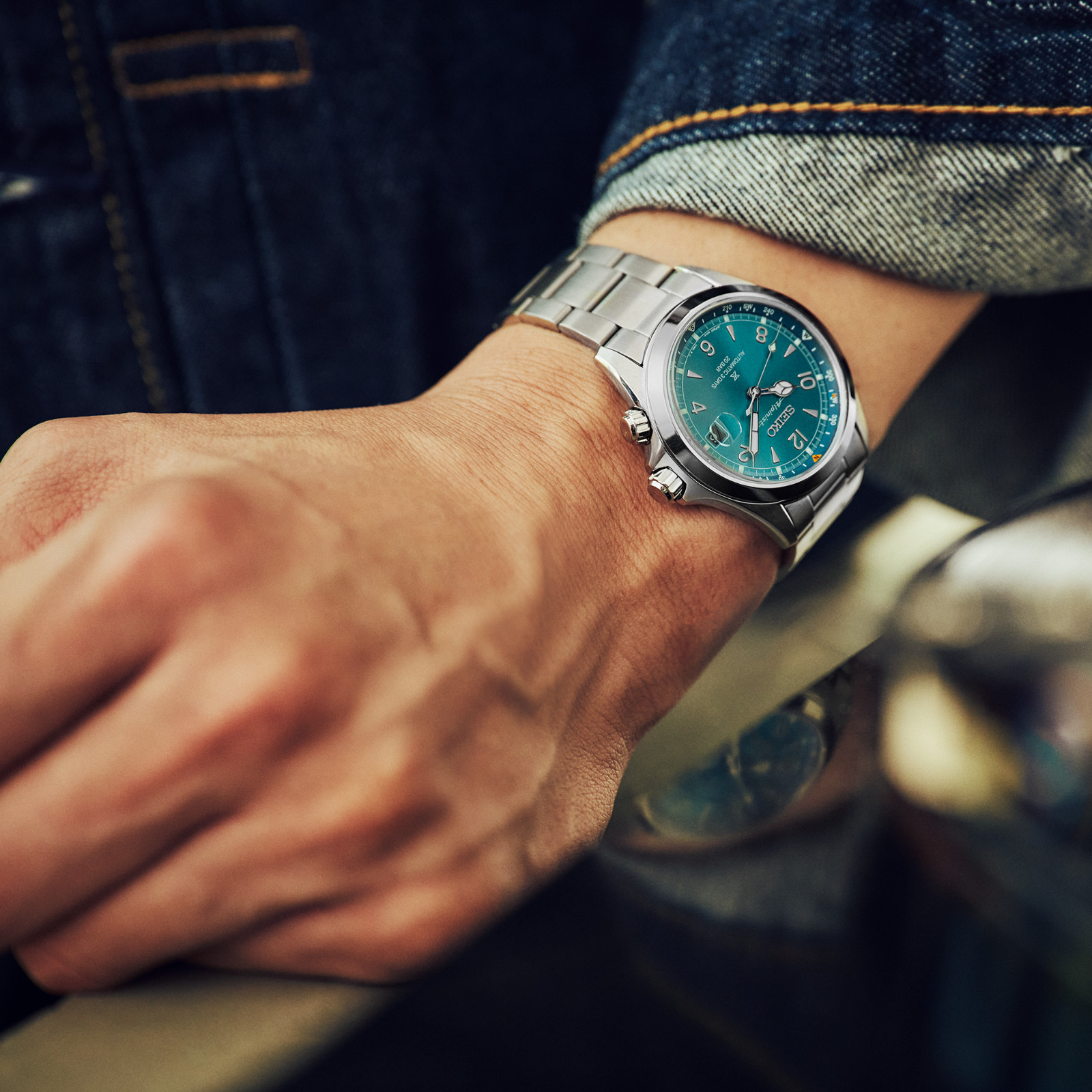 New Seiko Prospex Land Alpinist Teal Dial Automatic Watch SPB503 A.D.