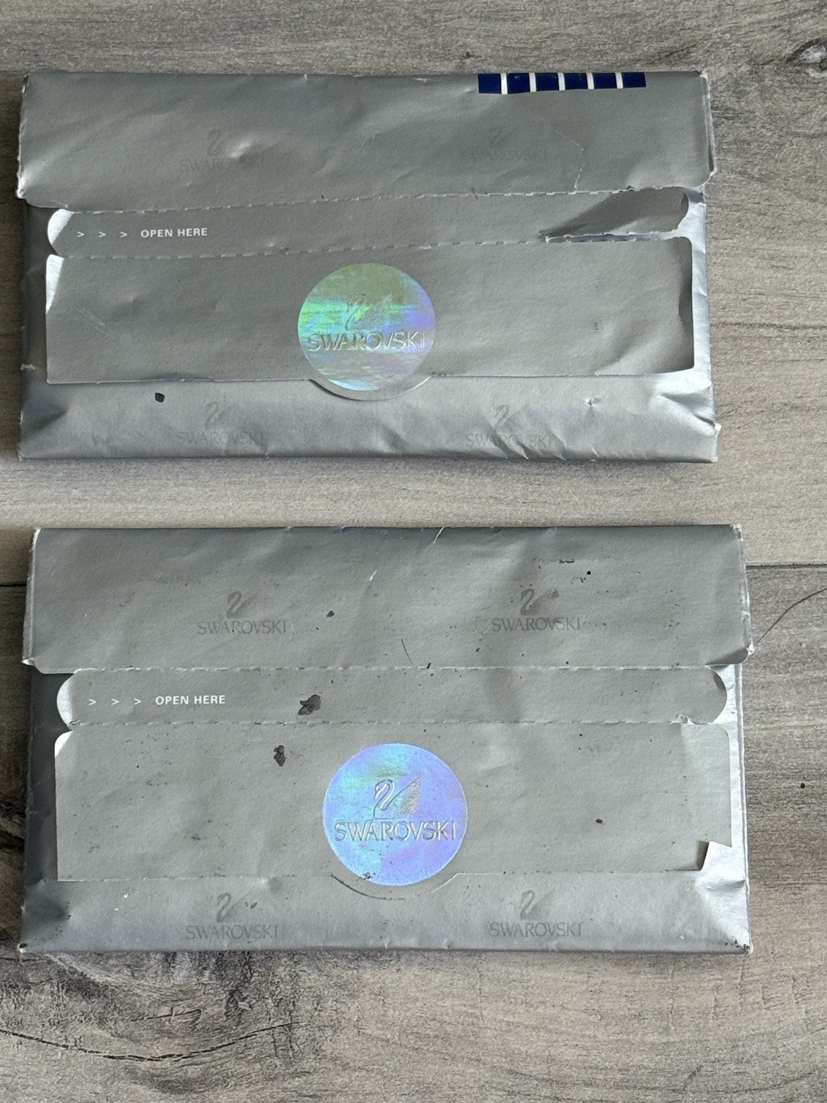 LOT 2 Packs – Swarovski 2028 XILION Rose SS30 Foiled Aurore Boreale Topaz 360 pc