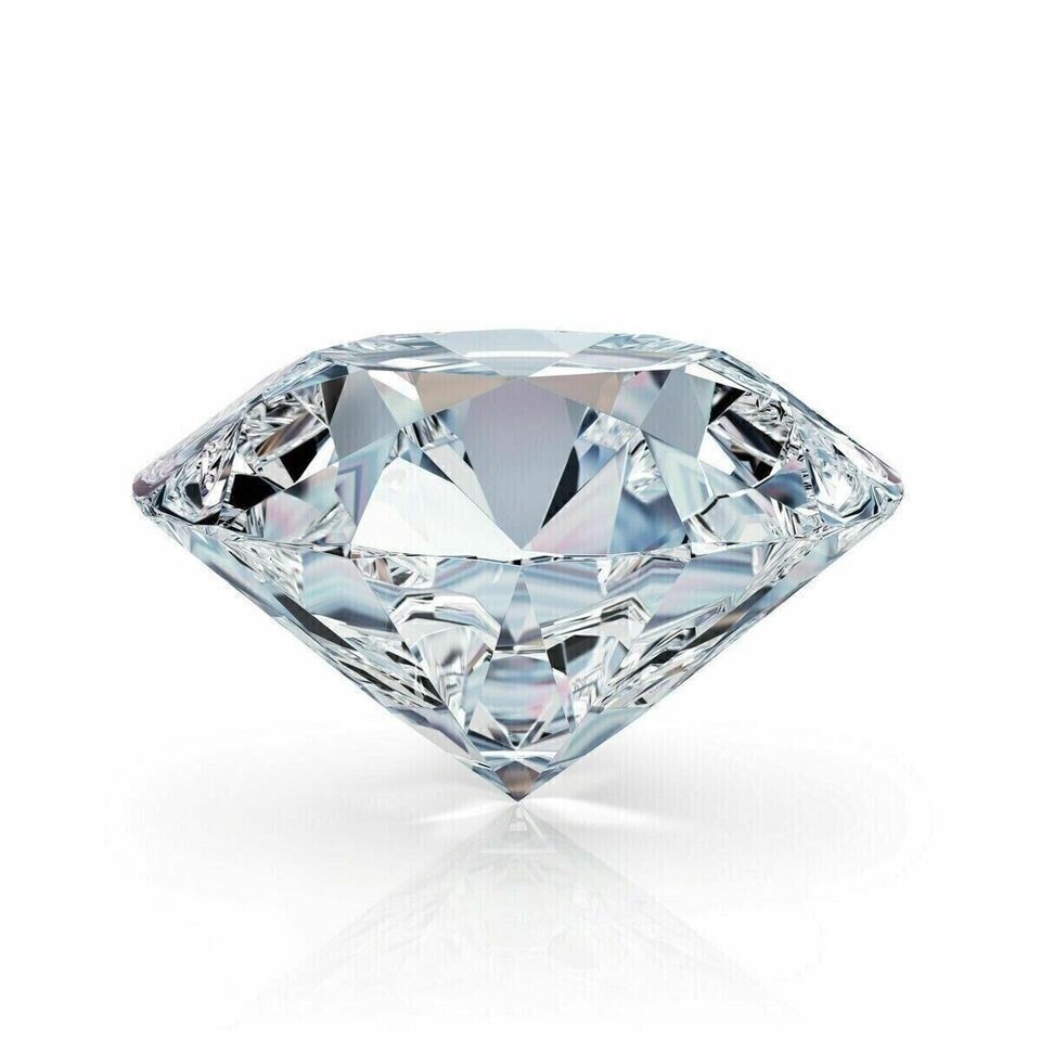 5 Ct Natural White Diamond 11.50 mm Round Cut VVS1 D Grade GDGL Certified X03
