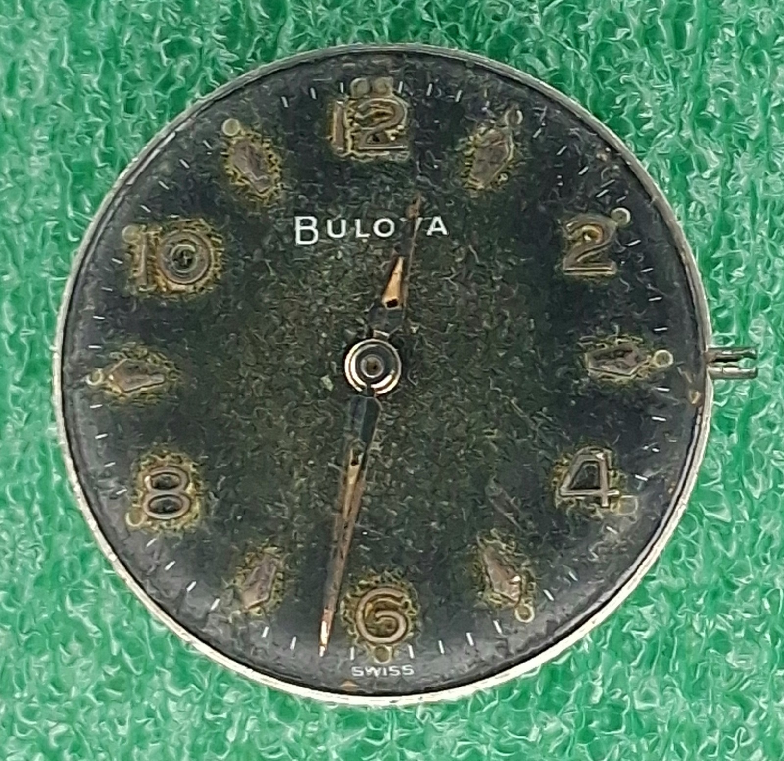 Lot M222 Mens Bulova 11ACC Movement Bal Rotates 17J Manual Vintage Watch Parts