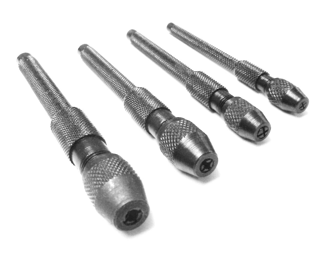 4 Piece Pin Vise Set Handheld 4 Size Chucks Drilling Vice Jewelry Hobby Craft A1