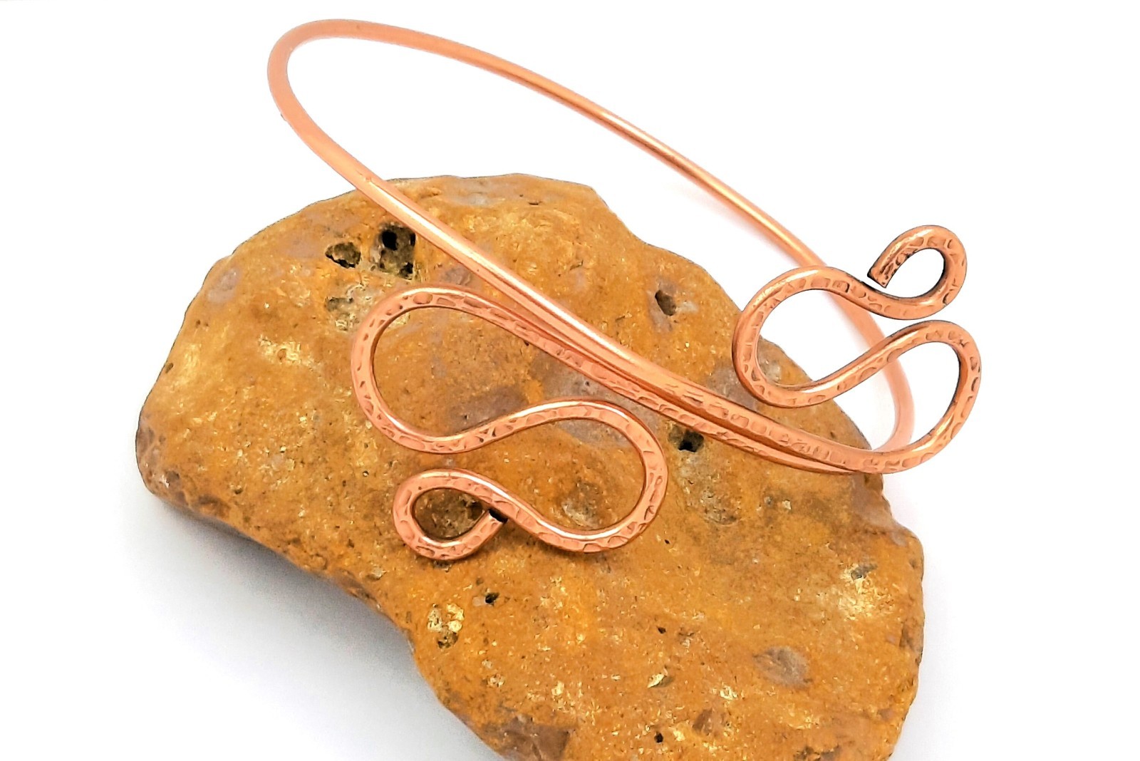 Pure copper adjustable armlet bracelet ,handmade,free UK delivery ,birthday gift