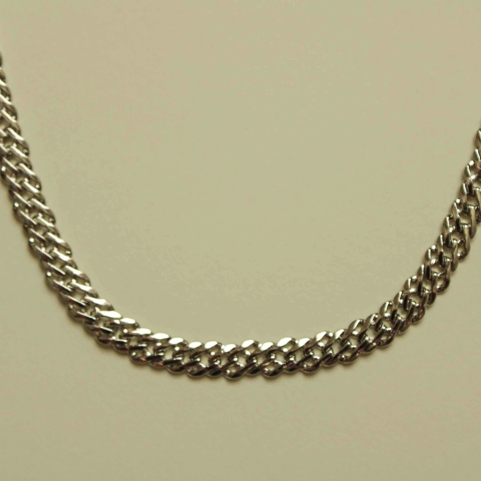 Chunky Double Link Curb Chain Necklace