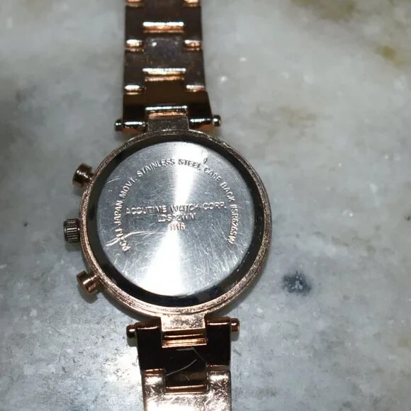 Beautiful Rose Gold Accutime Watch