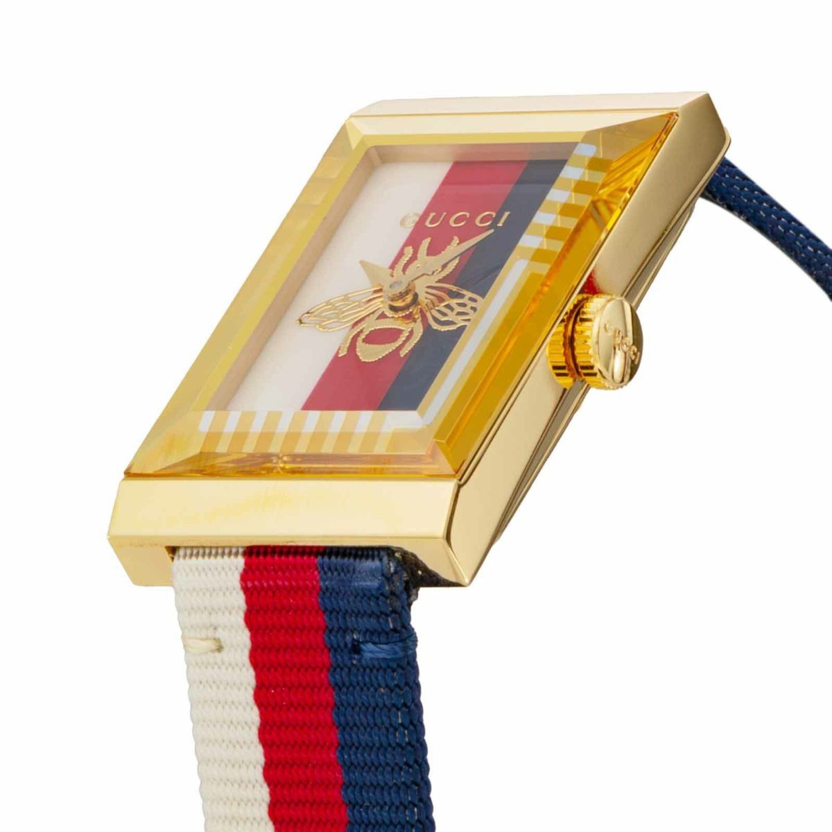 GUCCI YA147409A G-Frame Quartz Analog Multicolor