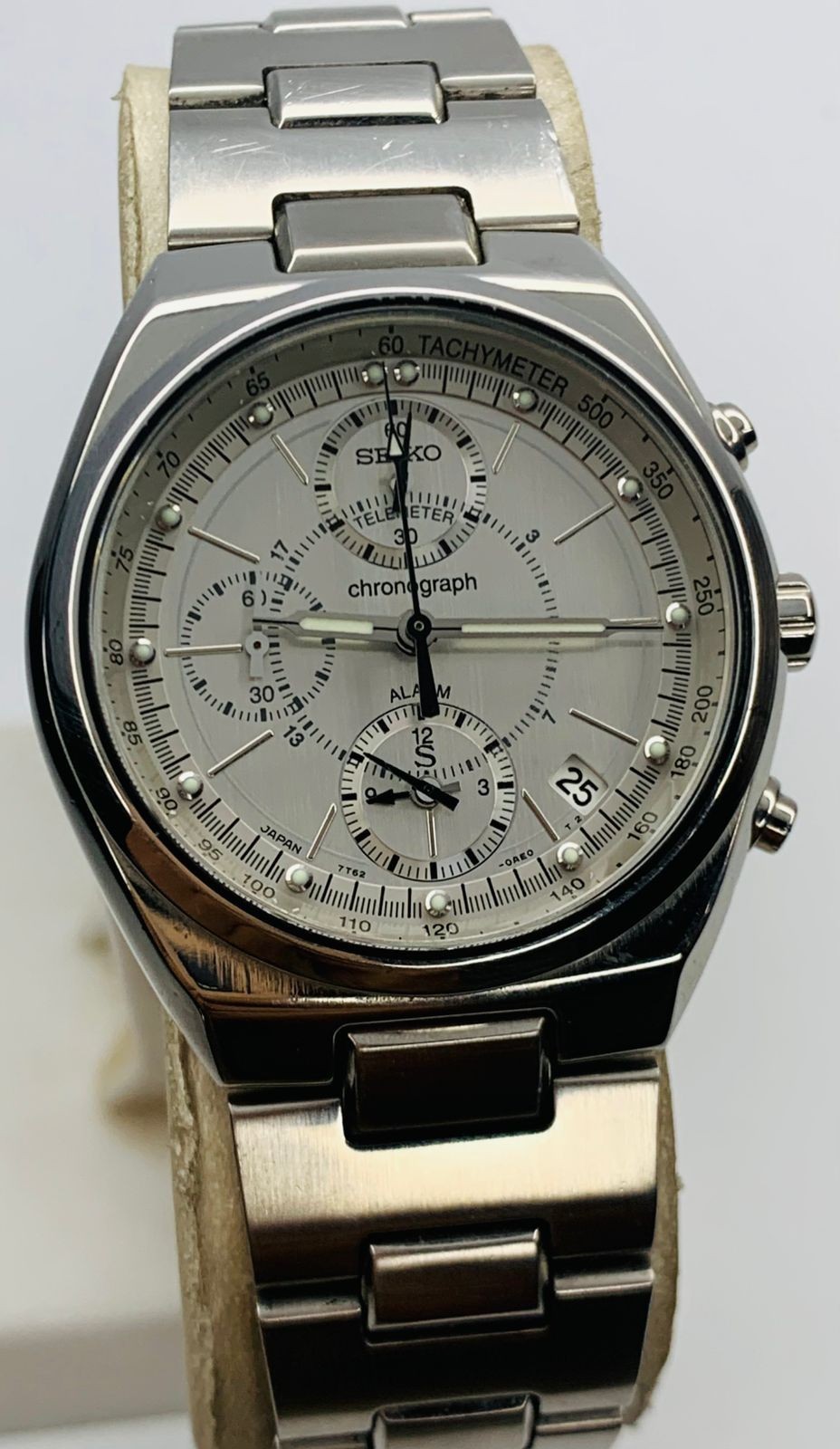 Vintage Seiko SUS Chronograph 7T62-0AA0 Men’s Quartz Watch