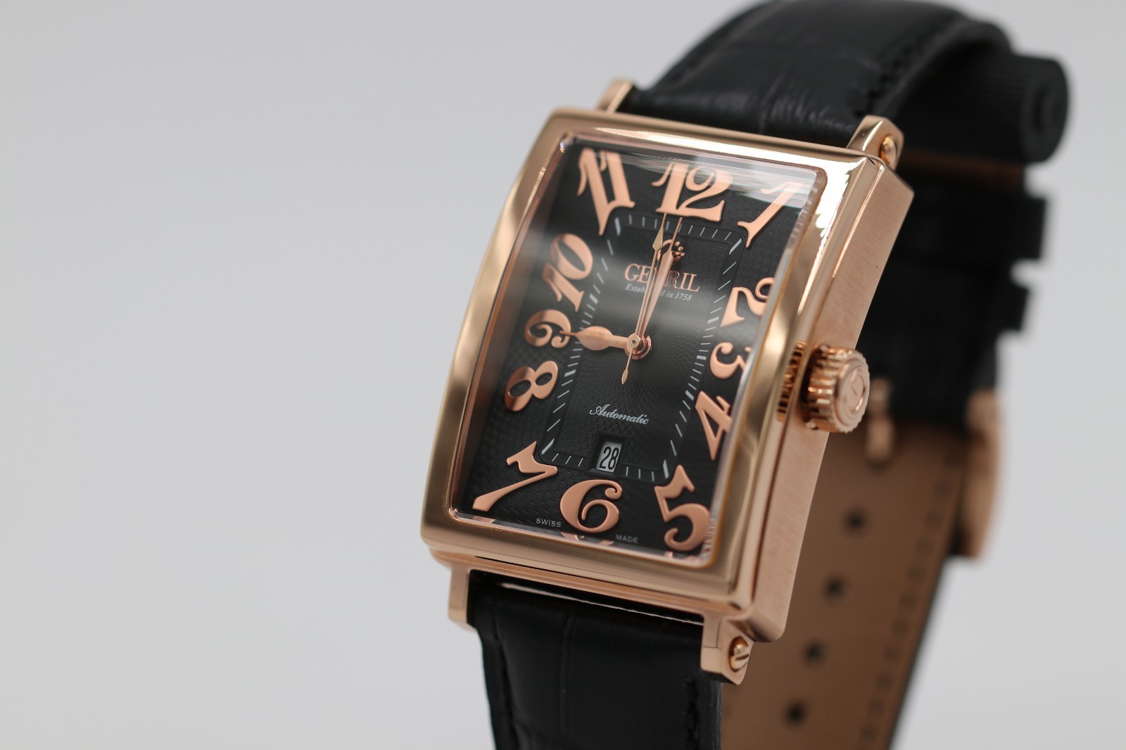 Gevril 15201-2 Men’s Avenue of Americas Swiss Automatic Sellita SW200-1 Watch