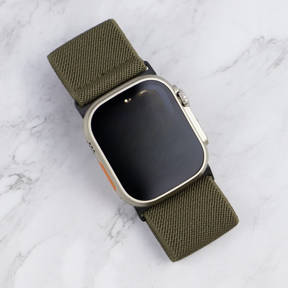 For Apple IWatch Ultra S10 8 7 Adjustable Wide Nylon Watch Strap 42/44/45/49mm