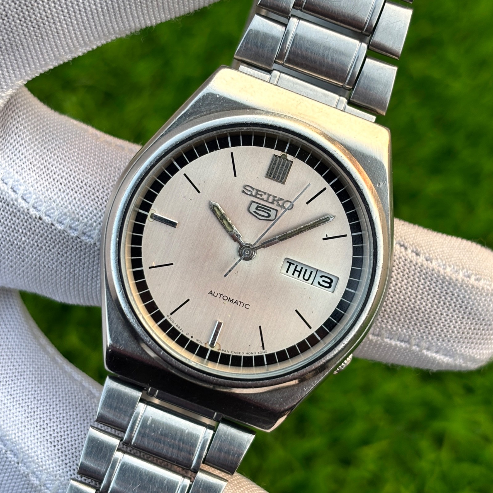 Vintage Seiko 5 Dress Formal Automatic Japan Made Men’s Watch 6309-8810