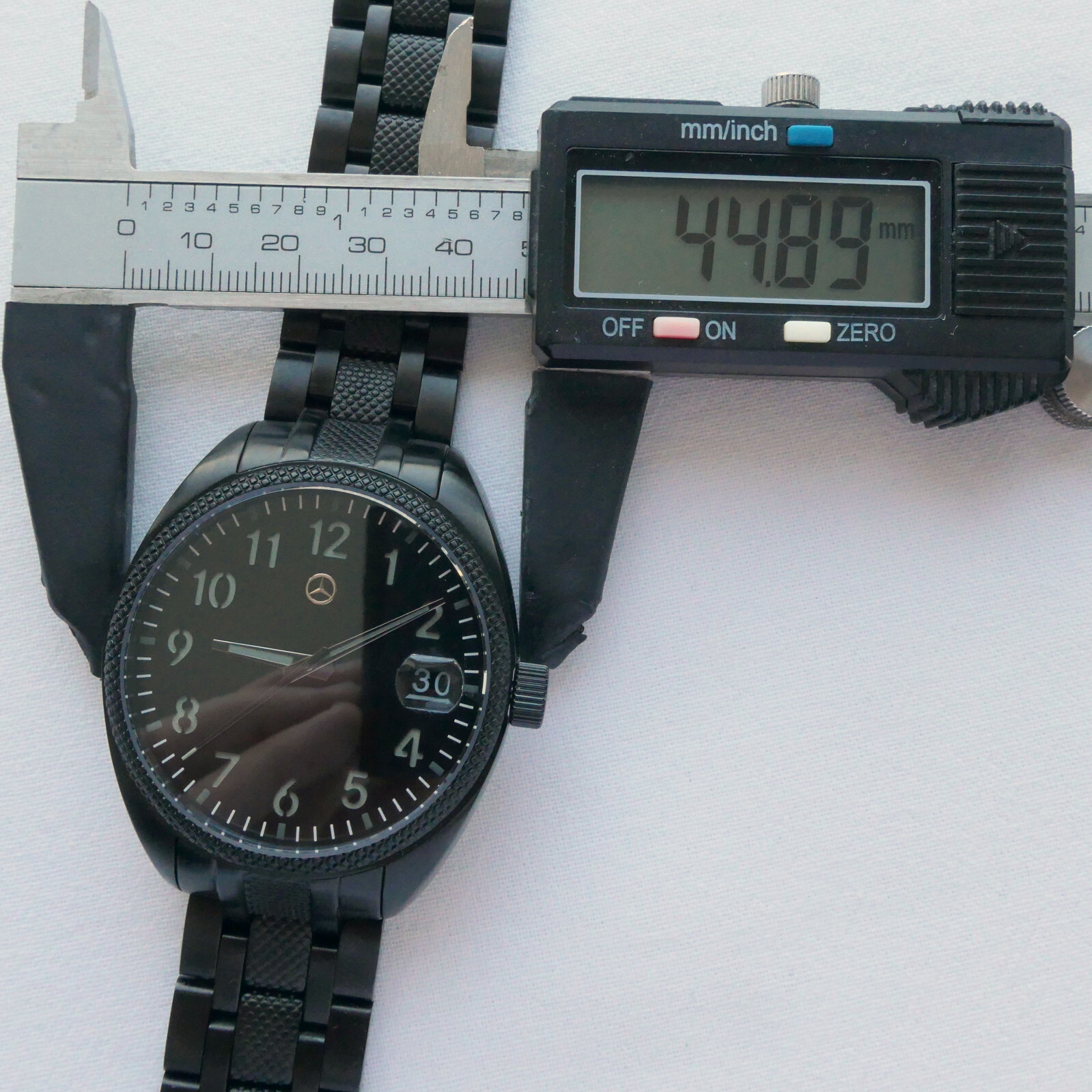 Mercedes Benz Classic AMG Motorsport Racing Black Design Car Accessory Watch