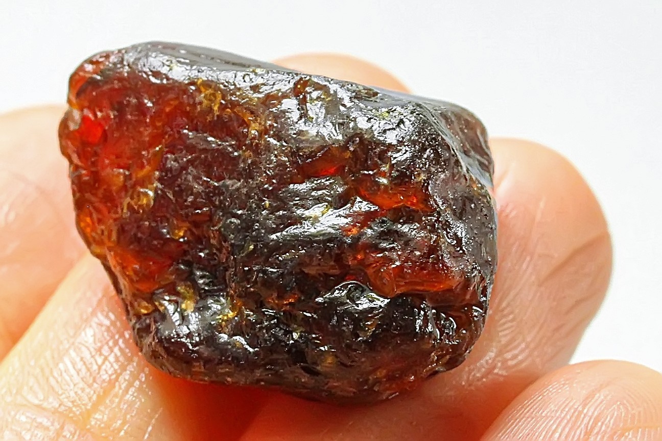 77.95Ct Natural Spessartine Orange Garnet Facet Rough Specimen Nigeria YFDA3