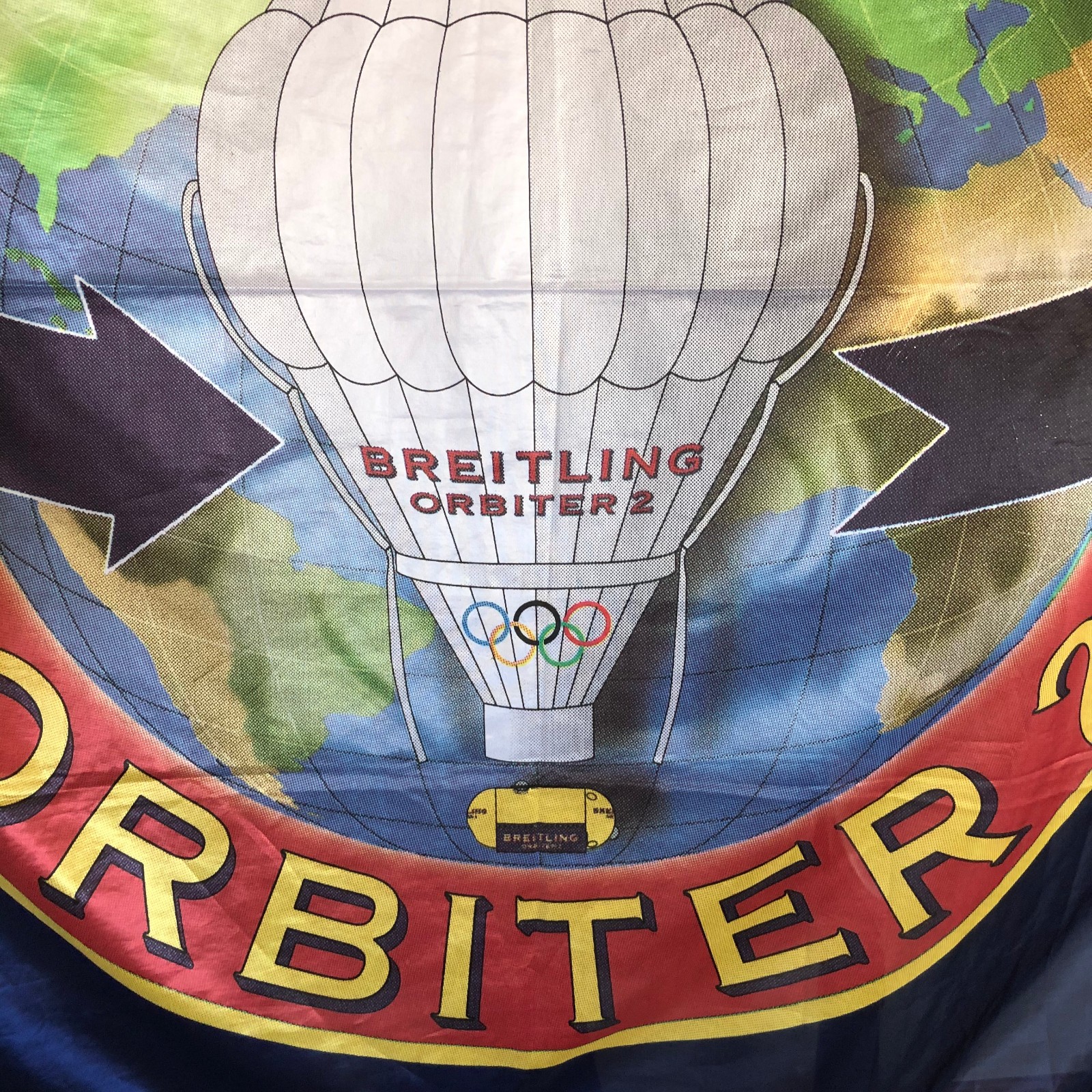 Bretling – Orbiter 2 Big Flag 1.40×1.40m – Brand New! Very Rare!