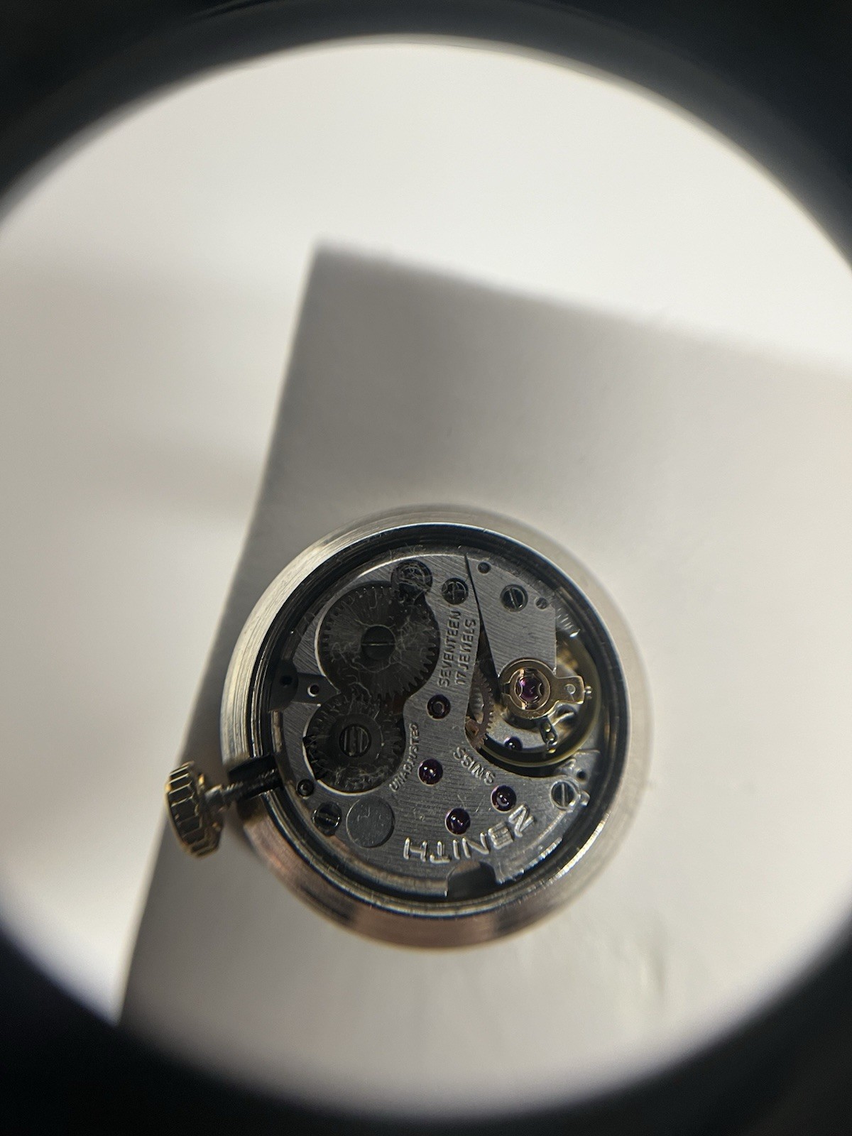 Vintage Movado / Zenith Movement 17 Jewels ! Runs! 22.5mm